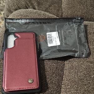 ❤️NWT Luxury Burgundy Phone Case. Samsung Galaxy 23
